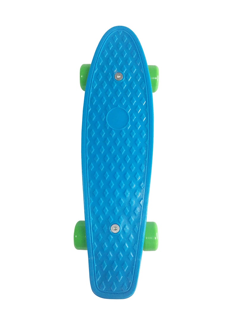 SK8MEMO 17X5inch Kids Skateboard, Mini Skateboard for Beginners (Blue)â€¦â€¦ - Image 1
